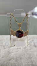 Load image into Gallery viewer, Angel Wings Circle Necklace