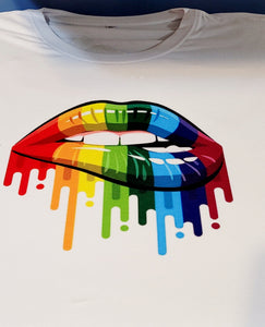 Drip Color Lips tshirt