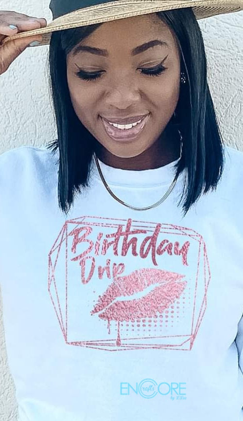 Birthday Drip Rose Gold