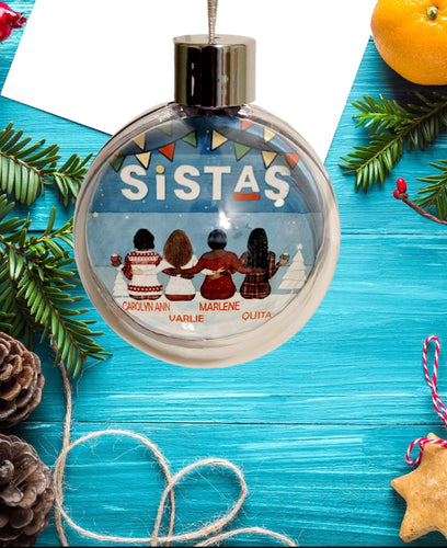 Large two sided floating ornament