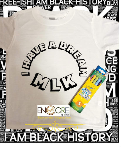 MLK Day Coloring Shirt